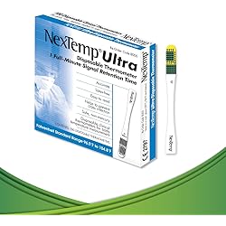 NexTemp® Ultra Single-Use Thermometers: Individually Wrapped 100-pack, for Superior Accuracy and Maximum Infection Control. Perfect for Businesses, Schools, First-Aid, Home, and Travel! Fahrenheit