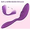 G Spot Vibrator with Clit Pulsating - BOMBEX Tyler, Remote Couple Vibrator with Mimic Tongue-Flapping Clitorals Stimulator, Rechargeable & Waterproof Adult Sex Toys for Women & Couples, Purple