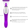 Remote Control G-Spot Vibrator, Rechargeable Slim Comfortable Couple Vibrator with Strong Vibration, Clit Female Vibrator for Solo Play, Waterproof Adult Female Sex Toy