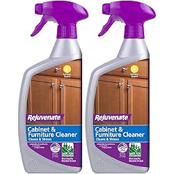 Rejuvenate Cabinet and Furniture pH Neutral Streak and Residue Free Cleaner Cleans Restores Protects 2 Pack