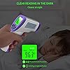 Forehead Thermometer, Non-Contact Infrared Adult and Child thermometers, with Fever Alarm, Accurate Reading and Memory Function, for Indoor and Outdoor use, 1 Second Results