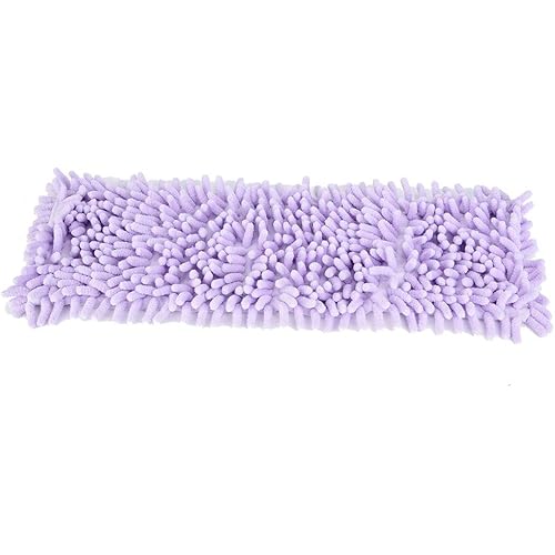 Mop Replace Cloth,Flat Head Reusable Mop Pads Cloth Flat Replacement Heads for Wet or Dry Floor Hardwood Laminate Floor Cleaning Purple