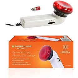 Red Light Therapy Infrared Heating Wand by Theralamp – Handheld Heat Lamp Includes Replacement Bulb – Provides Muscle Pain Relief and Increased Blood Circulation
