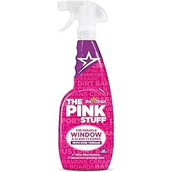 The Pink Stuff Stardrops Miracle Window and Glass Cleaner with Rose Vinegar Spray 750ml 20759