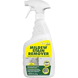 STAR BRITE Home Mildew Stain Remover Gel Spray - 32 OZ 58632 Removes Mildew Stains on Contact - Gel Formula Clings to Vertical Surfaces Longer Than Liquids