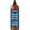 Toilet Spray 8 fl oz - Bathroom Air Freshener Spray for Home, Travel- Poop Sprays for Toilet- Lemongrass, Orange and Tea Tree - Odor Eliminator Sprayer - Christmas Gag Gift - Nexon Botanics
