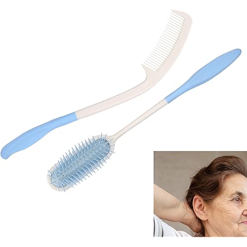 Long Reach Hair Brushes, Extra Long Reach Hair Brush, Elderly Long Handled Comb Air Cushion Hairbrush, Hair Comb And Brush With Long Reach Handle