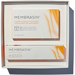 Membrasin® for Feminine Dryness - Natural & Estrogen-Free Moisturizing Supplement & Topical Vulva Cream Pack - Supported by Clinical Studies to Help Maintain Lubrication & Aids in Reducing Dry Burning & Itching for Women & Menopause