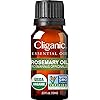 Cliganic Organic Rosemary Essential Oil, 100% Pure Natural, for Hair, Skin, Aromatherapy | Non-GMO Verified