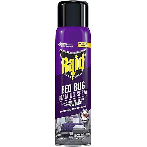 Raid Max Foam Bed Bug 16.5 Ounce Pack of 3