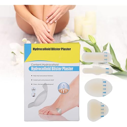 4pcs Blister Pads Bandage Multifunction Waterproof Strong Viscosity Invisible Blister Bandage Blister Cushion Heel Patch for Daily Use Sports Outdoors