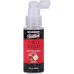Doc Johnson GoodHead - Wet Head - Dry Mouth Spray - Instantly Moisturize Your Mouth - Juicy Apple - 2 fl. oz.59 ml