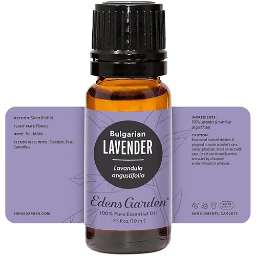Edens Garden Lavender- Bulgarian Essential Oil, 100% Pure Therapeutic Grade Undiluted NaturalHomeopathic Aromatherapy Scented Essential Oil Singles 10 ml