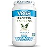 Vega Protein and Greens, Vanilla, Vegan Protein Powder, 20g Plant Based Protein, Low Carb, Keto, Dairy Free, Gluten Free, Non GMO, Pea Protein for Women and Men, 1.7 Pounds 25 Servings