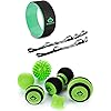 Acupoint Massage Ball Set - 6 Physical Therapy Balls for Post Workout - Deep Tissue, Trigger Point, Myofascial Release - Lacrosse Ball, Peanut Ball, Spiky Ball, Hand Therapy Ball, Lg & Sm Foam Ball