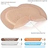 Sacral Silicone Foam Dressing with Border for Sacrum Ulcer, Pressure Ulcer, Butt Bed Sore, Size 7''x7''4.9''x5.3'' Pad, Painless Removal High Absorbency, Bedsore Wound Bandage,5 Pack