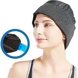 Migraine Relief Ice Pack Hat, Head Gel Ice Cap for Tension Headache Relief