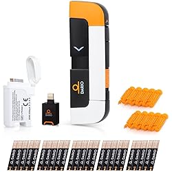 DARIO Blood Glucose Monitor Kit Test Your Blood Sugar Levels and Estimate A1c After 3m. Kit Includes: Glucose-Meter with 25 Strips,10 Sterile lancets iPhone Lightning