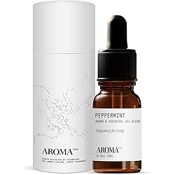 AromaTech Peppermint Essential Oil for Aromatherapy Diffuser, Premium Grade Fragrance Oil, Aroma Oil for Cold-Air and UltraSonic Scent Oil Diffuser - 10 Milliliter