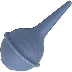 1pk Sterile Ear Syringe 2oz 60ml Blue Rubber Bulb for Washing & Wax Removal