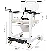 RASHIV Home Shift Machine, Elderly Care Shift Lift Toilet Chair, Portable Toilets, Patient Lift Wheelchair for Home, Easy to Carry, Load Capacity 120kg A