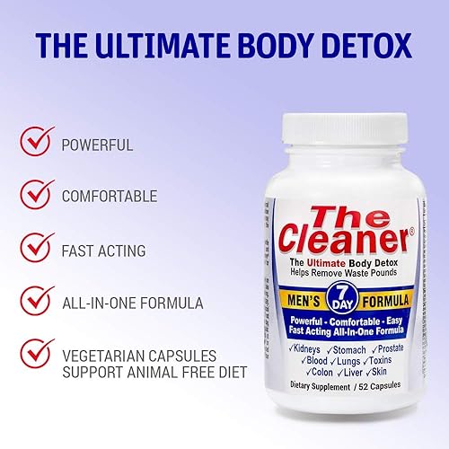 The Cleaner 7Day Men's Formula Ultimate Body Detox 52 Capsules