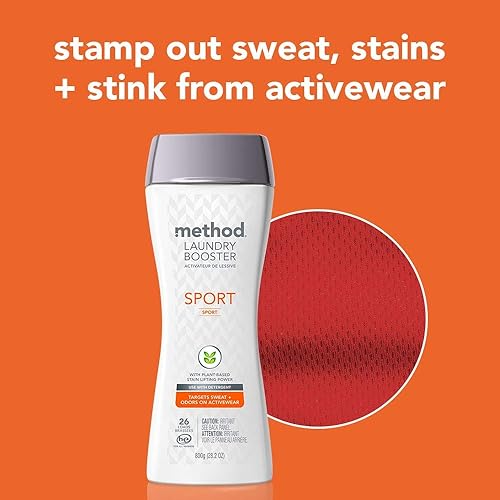 Method Laundry Booster, Sport, 28.2 ounces, 2 pack, Packaging May Vary