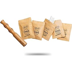 INSYOHO Quit Smoking Wooden Vapour-Less Inhaler with 4 Nicotine-Free Flavored Core, Healthy Essential Oil Aromatherapy Diffuser to Help Naturally Stop Smoking,Oral Fixation Relief,Calm Anxiety