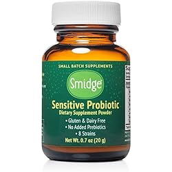 Smidge® Sensitive Probiotic Powder & Dosage Spoon GutPro®