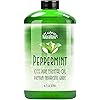 Best Peppermint Oil 16 Oz Bulk Aromatherapy Peppermint Essential Oil for Diffuser, Topical, Soap, Candle & Bath Bomb. Great Mentha Arvensis Mint Scent for Home & Office