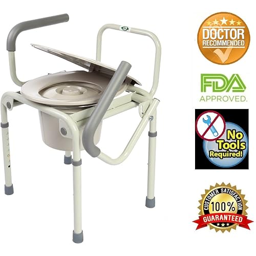 Healthline Trading Commode Drop Arm 3 In 1