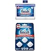 Finish Dual Action Dishwasher Cleaner: Fight Grease & Limescale, Fresh, 8.45oz and Finish in-Wash Dishwasher Cleaner: Clean Hidden Grease & Grime, 3ct