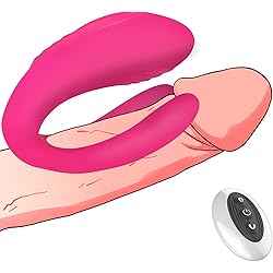 Remote Control Couple Vibrator,Bendable Clitoral & G-Spot Vibrator with 10 Intense Vibration Modes,Wireless Rechargeable Clitoris Triple Stimulator, Adult Sex Toy for Women Solo Play or Couples Fun