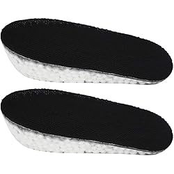 Invisible Heel Cushion Inserts, Unisex Wearability Lifting Heel Pad, High ElasticityBlack, 12x6.5x2.5cm