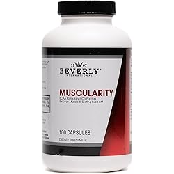 Beverly International Muscularity Specialty BCAA Formula, 180 Capsules. Don’t let Your Fat-Loss Diet Steal Muscle from You