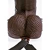 Pipedream Products Fetish Fantasy Series 8" Hollow Rechargeable Strap-on with Remote, Brown, 1 Count