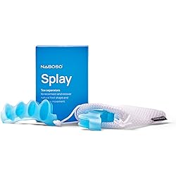 Naboso Splay Original - Gel Toe Stretcher, Separator and Straightener for Correction of Bunions, Hammer Toes and Restore Natural Foot Shape