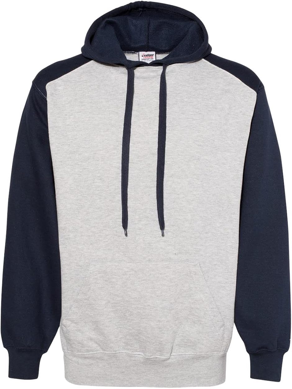Mens Sport Athletic Fleece Hooded Sweatshirt 1249 -OxfordNAV -S