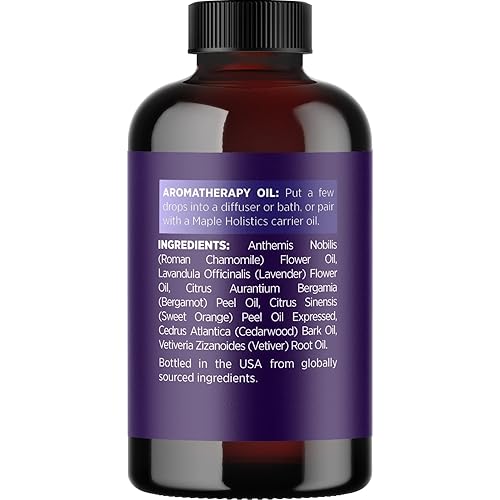 Sleep Essential Oil Blend for Diffuser - Snooze Blend Essential Oil for Sleep with Roman Chamomile Essential Oil Lavender Cedarwood and More - Aromatherapy Sleep Oil Blend for Nighttime Relaxation