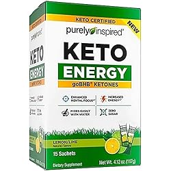 Purely Inspired 15-Count 4.12 oz. Keto Energy Supplements