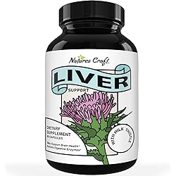 Liver Supplements with Milk Thistle - Artichoke - Dandelion Root Support Healthy Liver Function for Men and Women Natural Detox Cleanse Capsules Boost Immune System Relief 90 Count