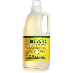 Mrs. Meyer's Liquid Laundry Detergent, Biodegradable Formula Infused with Essential Oils, Honeysuckle Scent, 64 oz 64 Loads