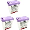 FINEPRO 0.2L Size Portable Pen-Needle Disposal Container Diabetes Care 0.2L, PurpleClear, 3