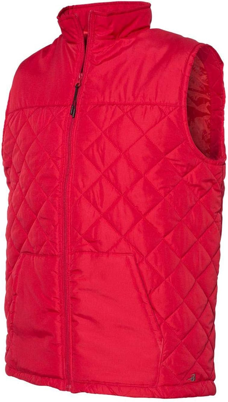 Badger - Quilted Vest - 7660 - XL - Red