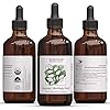 HBNO Pure Organic Moringa Oil for Hair 4 oz 120 ml 100% Pure & USDA Certified - Premium Therapeutic Grade for Aromatherapy - Contains Moringa Oil Organic Nutrients - Essential for Glowing Skin