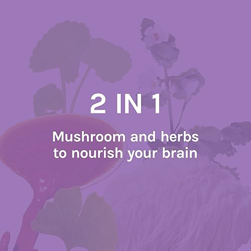 Host Defense, MycoBotanicals Brain Capsules, Promotes Concentration, Memory and Cognitive Function, Mushroom and Herb Supplement, Unflavored, 60