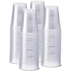 240 Count - 12 oz.] Clear Disposable Plastic Cups - Cold Party Drinking Cups
