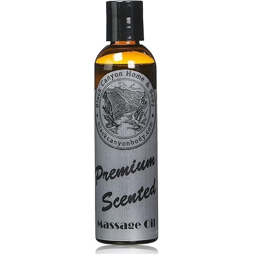 Black Canyon Gardenia & Orange Zest Scented Massage Oil, 8 Oz 2 Pack