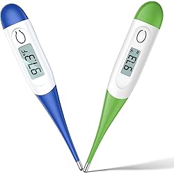 Bundle of Digital Thermometer for Adults, Digital Oral Thermometer