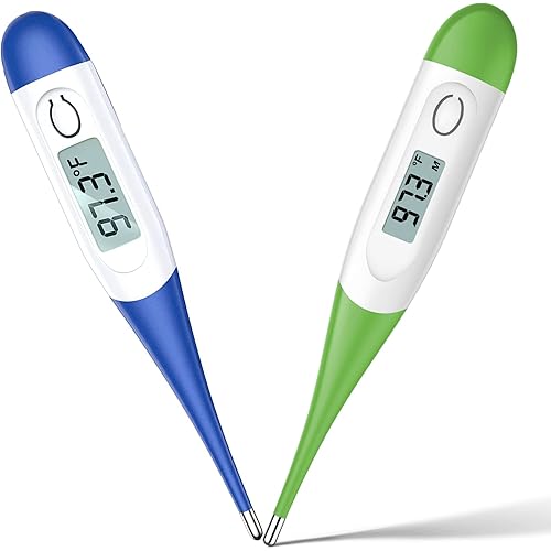 Bundle of Digital Thermometer for Adults, Digital Oral Thermometer